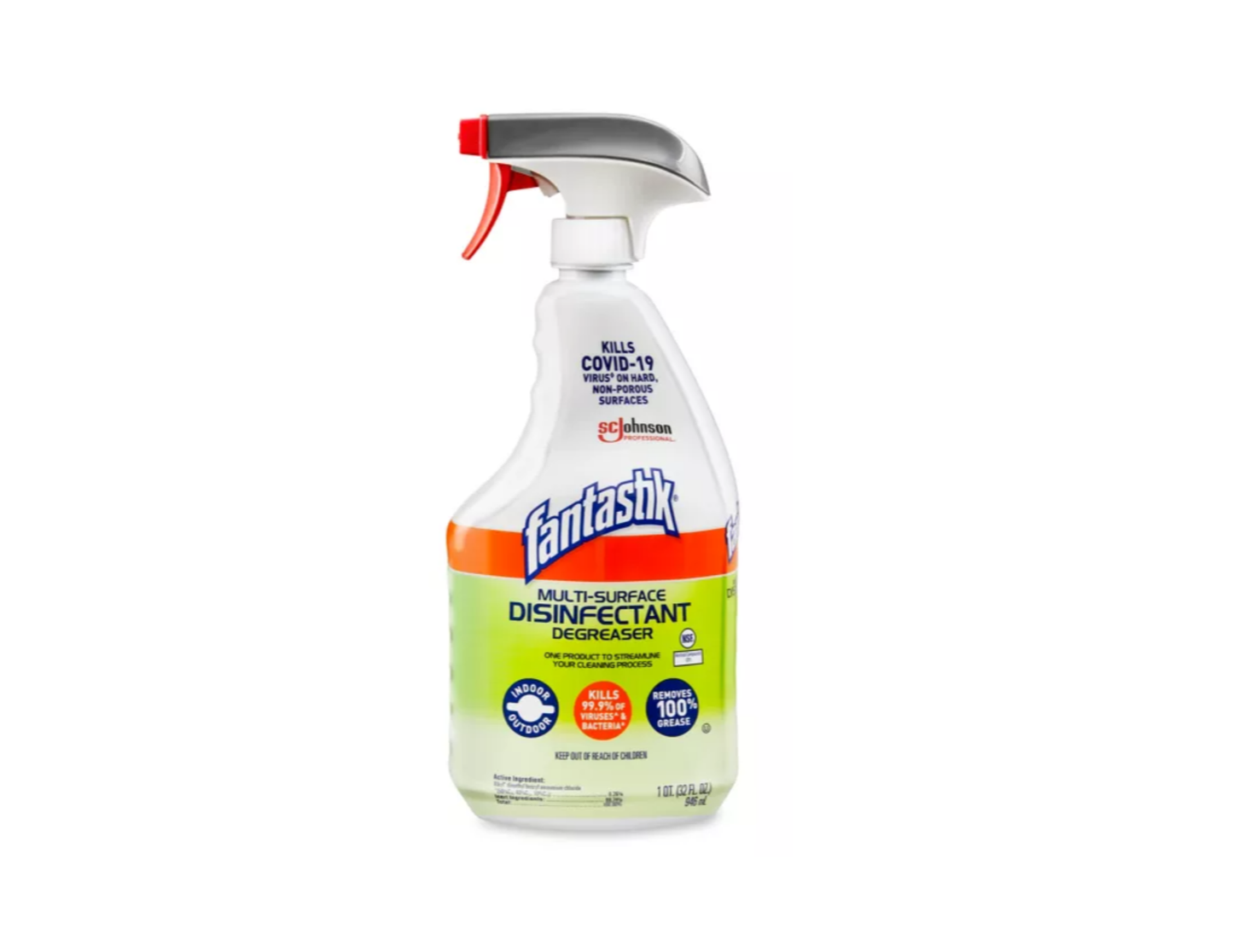 FANTASTIK® MULTI-SURFACE DISINFECTANT DEGREASER TRIGGER