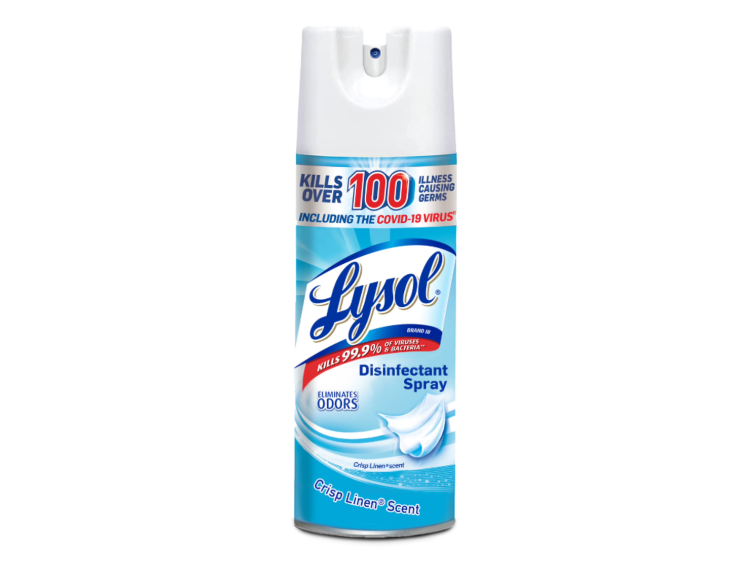 LYSOL CRISP LINEN AEROSOL SPRAY, 12.5oz, 12cs