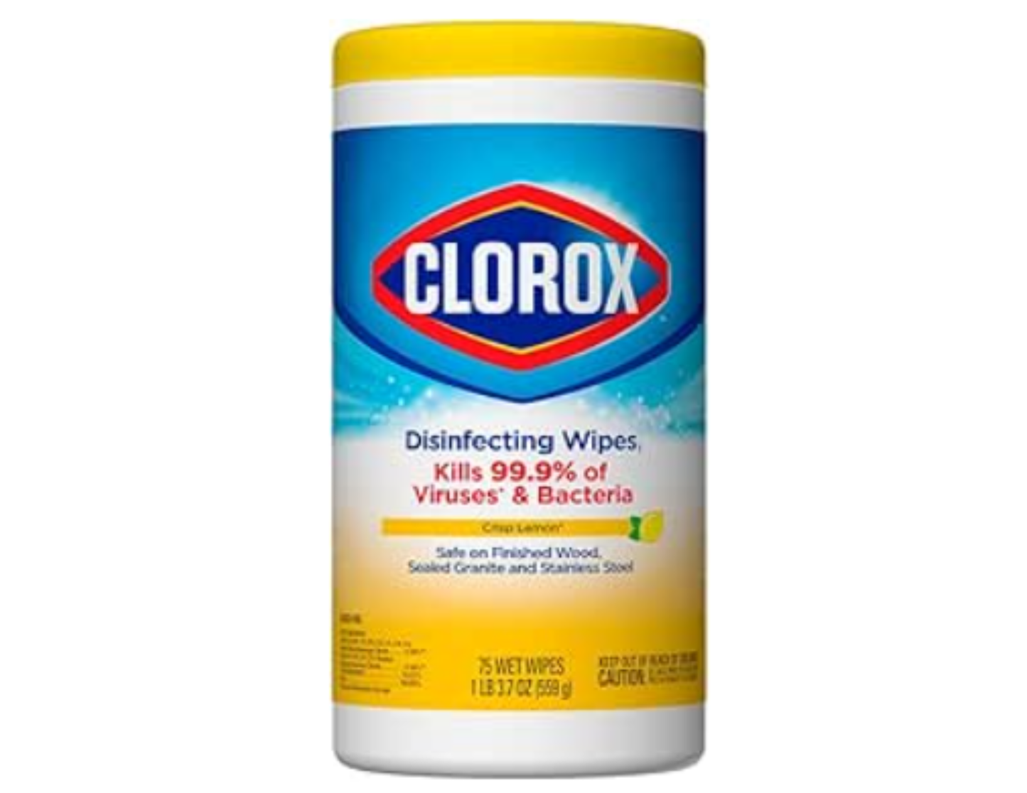 Clorox Lemon 80 count tubs