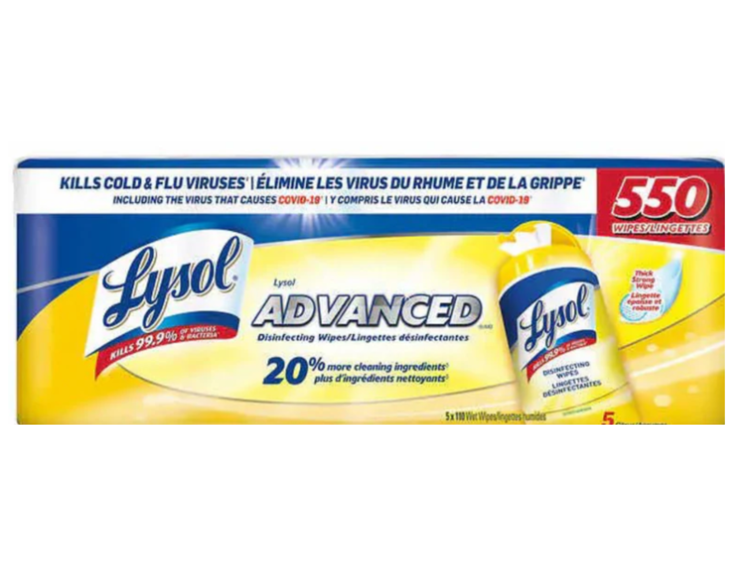 LYSOL WIPES 5PACK