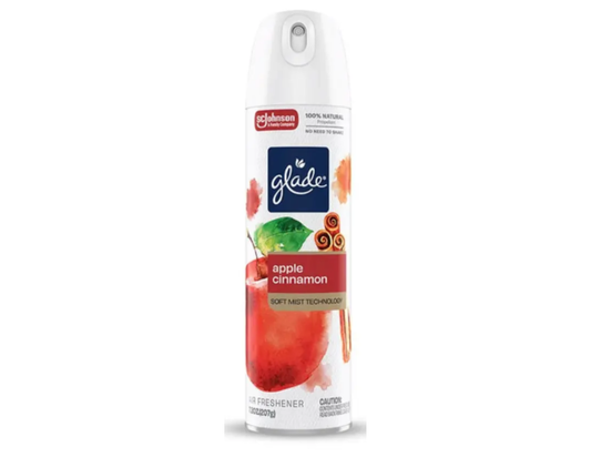 GLADE® AEROSOL- APPLE CINNAMON  7.3OZ/6 US