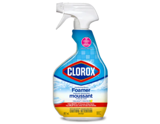 CLOROX DISINFECTING BLEACH FOAMER CLEANING SPRAY - CA
